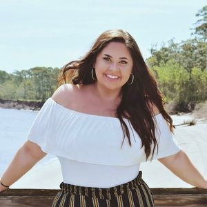 White off the shoulder bodysuit